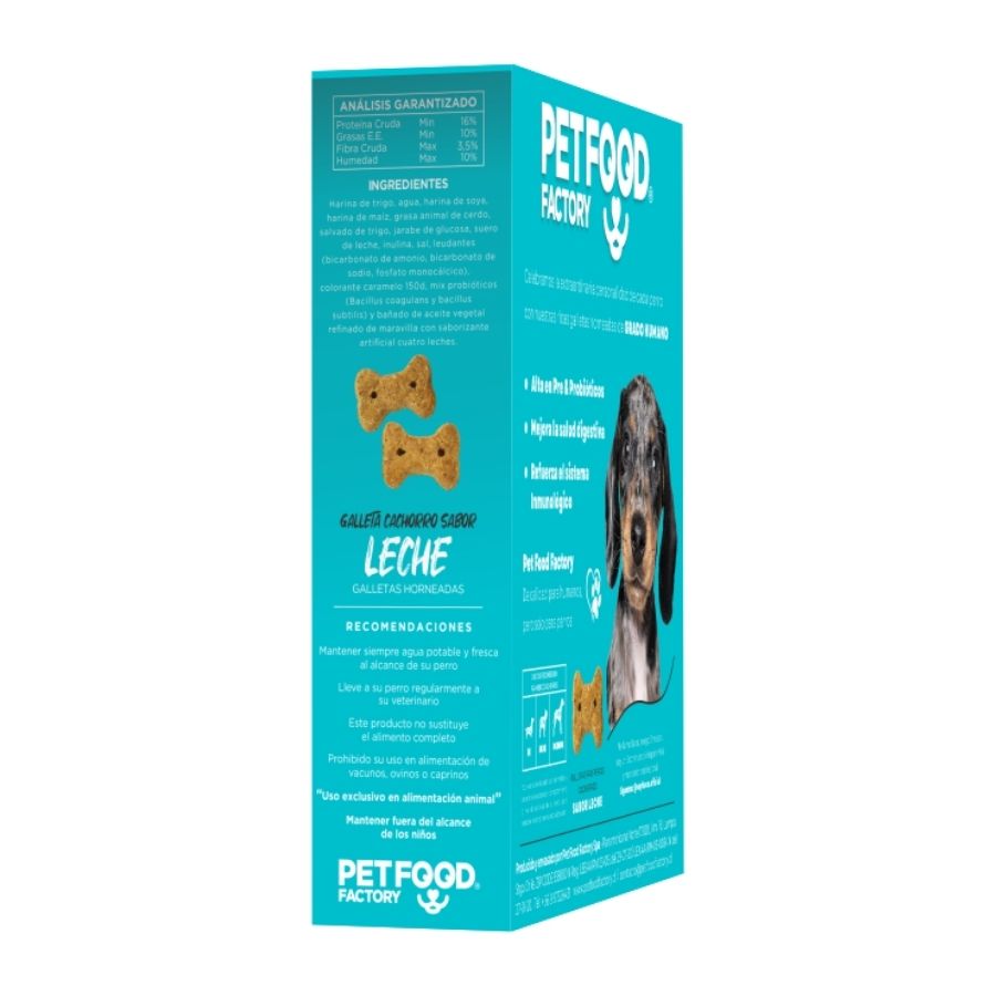 Galletas horneadas para perros cachorros sabor leche, , large image number null